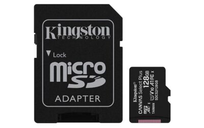 Kingston Technology Canvas Select Plus 128GB MicroSDXC Memory Card and Adapter