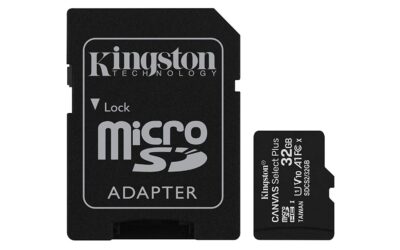 Kingston Technology Canvas Select Plus 32GB MicroSDHC Memory Card and Adapter