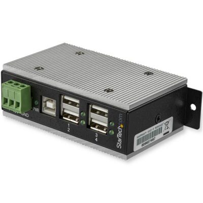 StarTech.com 4 Port Ind USB2 Hub ESD 350W Protection