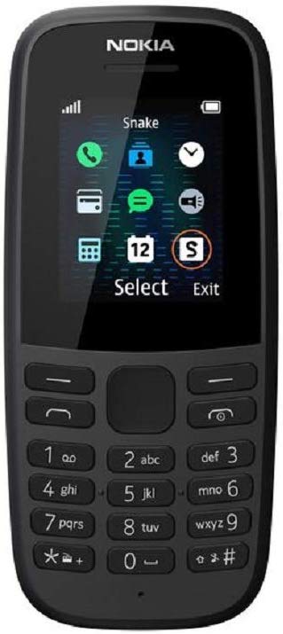 Nokia 105 1.8 Inch Black Mobile Phone