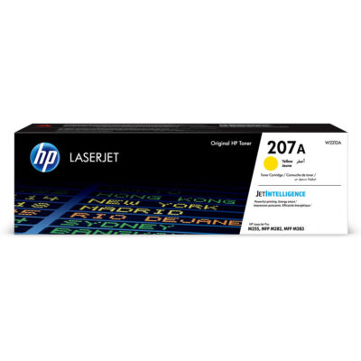 HP 207A Yellow Standard Capacity Toner Cartridge 1.25K pages - W2212A