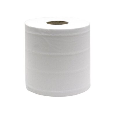 Maxima Green Mini Centrefeed Roll 1 Ply White 120m L x 195mm W (Pack 12) – 1105008