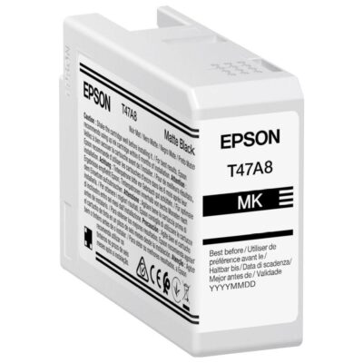 Epson T47A8 Matte Black Pro10 Ink Cartridge 50ml - C13T47A800