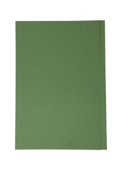 ValueX Square Cut Folder Manilla Foolscap 180gsm Green (Pack 100) – 44114PLAIN