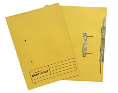 ValueX Transfer Spring File Manilla Foolscap 285gsm Yellow (Pack 25) – 43519DENT