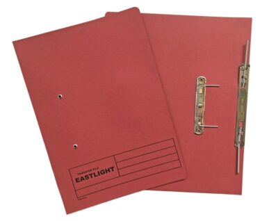 ValueX Transfer Spring File Manilla Foolscap 285gsm Red (Pack 25) – 43518DENT