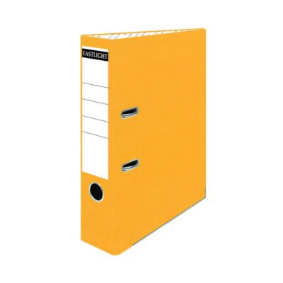 ValueX Lever Arch File Paper on Board A4 70mm Spine Width Yellow (Pack 10) – 26749DENTx10