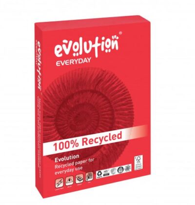Evolution Everyday Recycled Paper A4 80gsm White (Boxed 10 Reams) – EVE2180x2