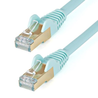 StarTech.com 7.5m CAT6a Aqua RJ45 10GbE STP Cable