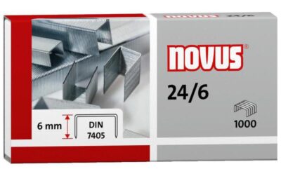 Novus Staples 24 Gauge Wire 6mm Shank (Pack 1000) – NV0400158
