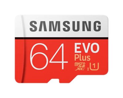 Samsung 64GB EVO Plus CL10 MicroSDXC Memory Card and Adapter