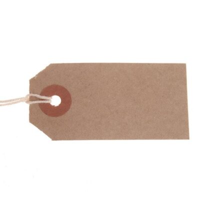 ValueX Reinforced Strung Tag 70x35mm Buff (Pack 1000) T257761