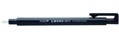 Tombow Eraser MONO Zero Round 23mm Black – EH-KUR11