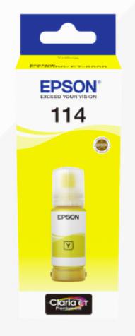Epson 114 Yellow EcoTank Standard Capacity Ink Cartridge 70ml - C13T07B440