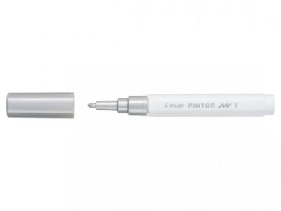 Pilot Pintor Fine Bullet Tip Paint Marker 2.9mm Silver (Single Pen) 4902505541612