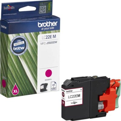 Brother Magenta Standard Capacity Ink Cartridge 1.2K pages for MFC-J 5920 DW - LC22EM