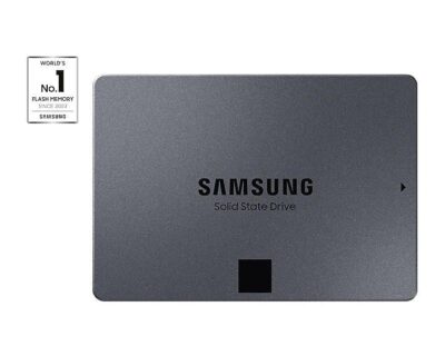 Samsung 1TB 870 QVO SATA 3 6bs QLC Technology 2.5 Inch Encrypted Internal Solid State Drive