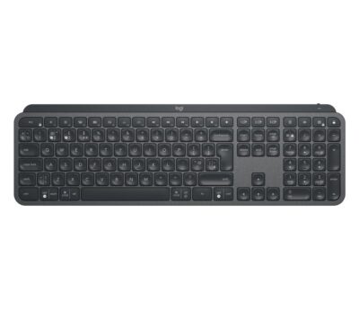 Logitech MX Keys Plus Advanced RF Wireless Bluetooth Illuminated QWERTY UK English Keyboard Graphite