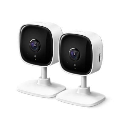 TP Link Tapo WiFi IP 1080p Home Security Cameras 2 Pack with Night Vision Motion Detection Alarms and 2 Way Audio