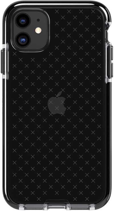 Tech 21 Evo Check Smokey Black Transparent Apple iPhone 11 Mobile Phone Case