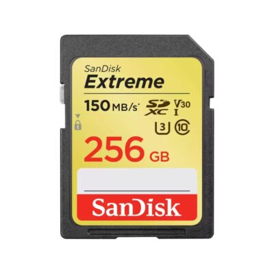 SanDisk 256GB Extreme Class 10 UHSI SD Memory Card