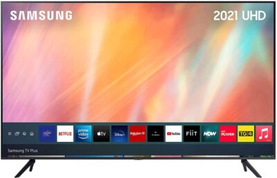 Samsung AU7110 55 Inch 3840 x 2160 Pixels 4K Ultra HD Resolution 60Hz Refresh Rate HDMI USB HDR LED Smart TV