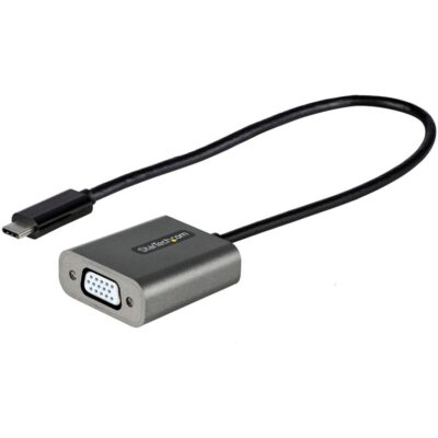 StarTech.com 1080p USB C to VGA Adapter 12 Inch Cable
