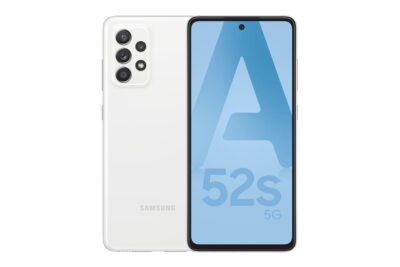 Samsung Galaxy A52s 6.5 Inch 5G V2 SMA528B Dual SIM Android 11 USB C 6GB 128GB 4500 mAh Awesome White Smartphone