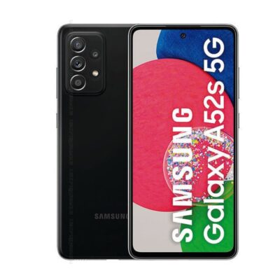 Samsung Galaxy A52s 6.5 Inch 5G V2 SMA528B Dual SIM Android 11 USB C 6GB 128GB 4500 mAh Awesome Black Smartphone