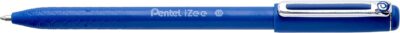 Pentel IZEE Ballpoint Pen Cap-Style 1.0mm Tip 0.5mm Line Blue (Pack 12) BX460-C