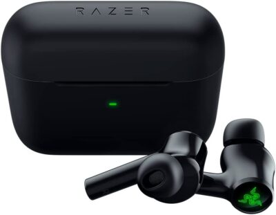 Razer Hammerhead True Wireless Bluetooth Low Latency Black Ear Buds with Charging Case