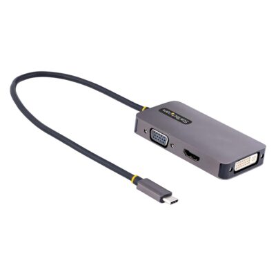 StarTech.com USB C Video Adapter HDMI VGA DVI