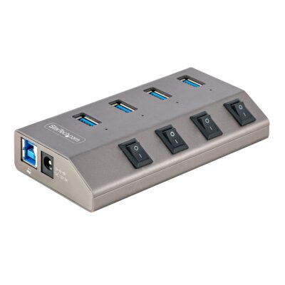 StarTech.com 4-Port Self-Powered USB-C Hub 4x BC 1.2