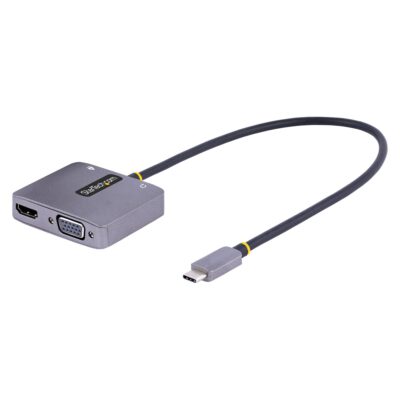 StarTech.com USB C Video Adapter HDMI VGA 4K HDR PD