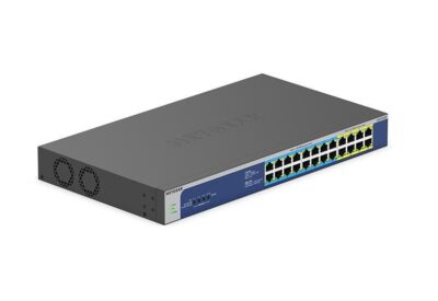 Netgear GS524UP 24 Port Gigabit Ethernet High Power PoE Plus Unmanaged Switch with PoE Plus Ports