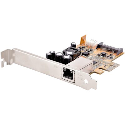 StarTech.com 1 Port 2.5Gbps PoE Network Card PCIe Ethernet Card with RJ45