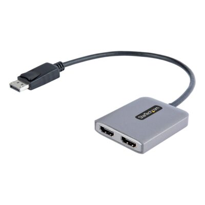 StarTech.com DP to Dual HDMI MST HUB Dual HDMI 4K 60Hz DisplayPort Multi Monitor Adapter