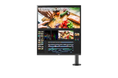 LG 28MQ780B 27.6 Inch 2560 x 2880 Pixels Quad HD Resolution DualUp Ergo HDMI DisplayPort USB LED Monitor