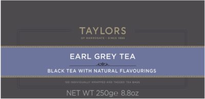 Taylors Earl Grey Tea Envelopes (Pack 100) - NWT3004