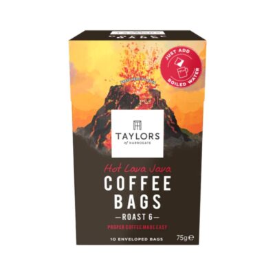 Taylors of Harrogate Hot Lava Java Coffee Bags (Pack 10) 0403538
