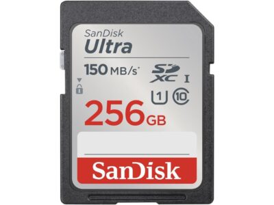 SanDisk Ultra 256GB SDXC UHS-I Class 10 Memory Card