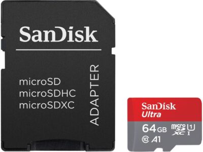 SanDisk Ultra 64GB SDXC UHS-I Class 10 Memory Card and Adapter