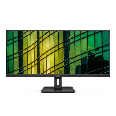 AOC U34E2M 34 Inch 3440 x 1440 Pixels Wide Quad HD VA Panel Adaptive Sync HDMI DisplayPort Monitor