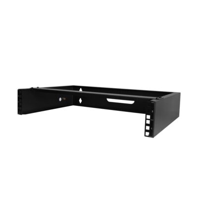 StarTech.com 2U Wall Mount Rack 19 Inches 14 Inches Deep 35kg Maximum Weight Capacity