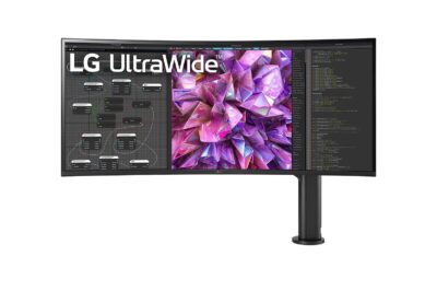 LG 38WQ88C-W 37.5 Inch 3840 x 1600 Pixels UltraWide Quad HD IPS Panel FreeSync HDMI DisplayPort USB-C Ergonomic Monitor