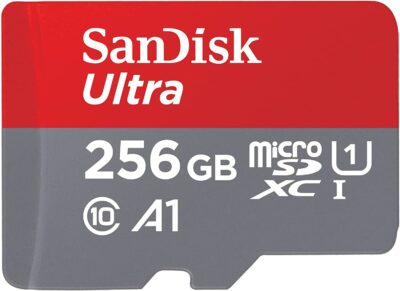 SanDisk Ultra 256GB MicroSDXC UHS-I Class 10 Memory Card for Chromebook