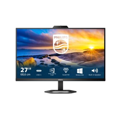 Philips 5000 Series 27 Inch 2560 x 1440 Pixels 75Hz Refresh Rate Quad HD HDMI DisplayPort USB-C LED Monitor