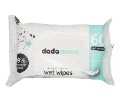Dada Muma Pure Water Wipes (Pack 60) – DM1010