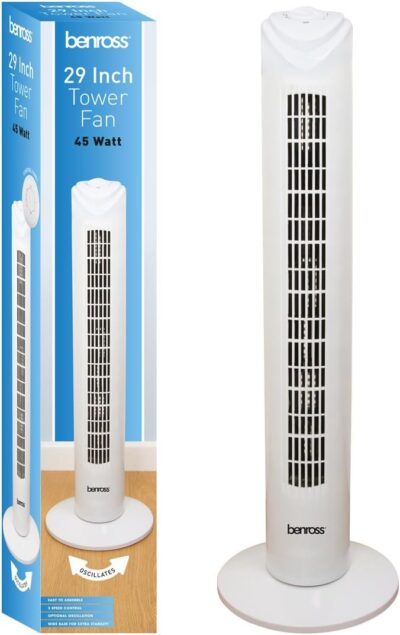 29 Inch 3 Speed Oscillating Tower Fan – 0110154