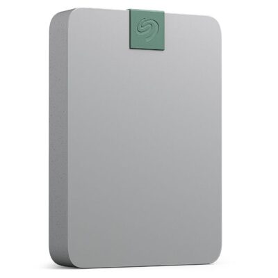 Seagate Ultra Touch 5TB USB 3.0 External Hard Drive Pebble Grey